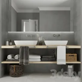 Furniture decor for wc